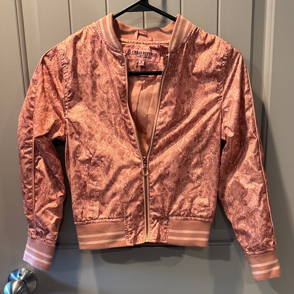 Urban Republic Coral Bomber Jacket
